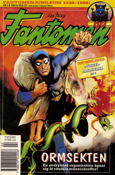 Cover for Fantomen (Semic, 1958 series) #2/1996