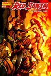 Cover for Red Sonja (Dynamite Entertainment, 2005 series) #2 [Mel Rubi Wraparound Cover]