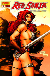 Cover Thumbnail for Red Sonja (Dynamite Entertainment, 2005 series) #2 [Limited Billy Tan Cover (1 in 25)]