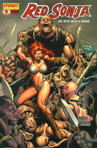 Cover for Red Sonja (Dynamite Entertainment, 2005 series) #4 [Billy Tan Cover]