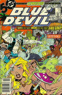 Cover Thumbnail for Blue Devil (DC, 1984 series) #17 [Newsstand]