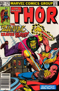 Cover for Thor (Marvel, 1966 series) #319 [Newsstand]