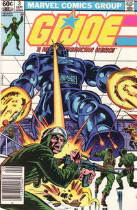 Cover Thumbnail for G.I. Joe, A Real American Hero (Marvel, 1982 series) #3 [Newsstand]