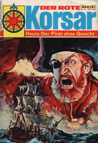 Cover Thumbnail for Der Rote Korsar (Bastei Verlag, 1970 series) #5 - Der Pirat ohne Gesicht