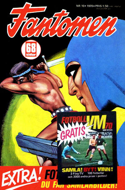 Cover for Fantomen (Semic, 1958 series) #10/1970