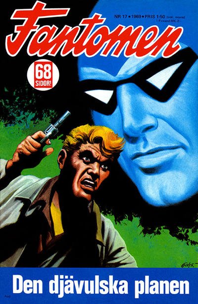 Cover for Fantomen (Semic, 1958 series) #17/1969