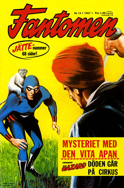 Cover for Fantomen (Semic, 1958 series) #14/1967