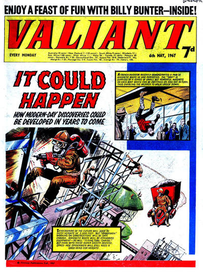Cover for Valiant (IPC, 1964 series) #6 May 1967