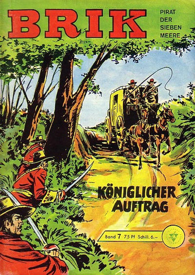 Cover for Brik, Pirat der sieben Meere (Lehning, 1962 series) #7