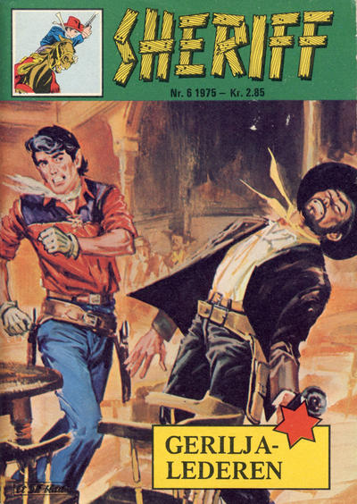 Cover for Sheriff (Serieforlaget / Se-Bladene / Stabenfeldt, 1968 series) #6/1975
