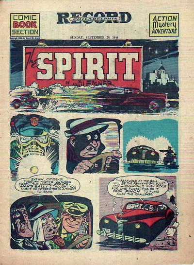 Cover for The Spirit (Register and Tribune Syndicate, 1940 series) #9/29/1946