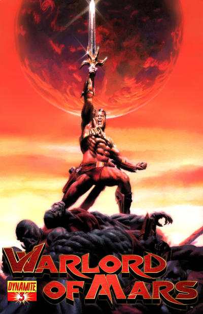 Cover for Warlord of Mars (Dynamite Entertainment, 2010 series) #3 [Cover C - Patrick Berkenkotter]