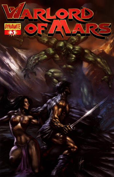 Cover for Warlord of Mars (Dynamite Entertainment, 2010 series) #3 [Cover D - Lucio Parrillo]