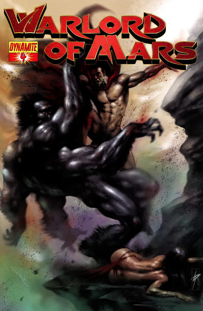 Cover for Warlord of Mars (Dynamite Entertainment, 2010 series) #4 [Cover C - Lucio Parrillo]