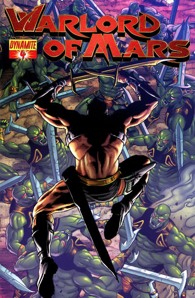 Cover for Warlord of Mars (Dynamite Entertainment, 2010 series) #4 [Cover D - Patrick Berkenkotter]