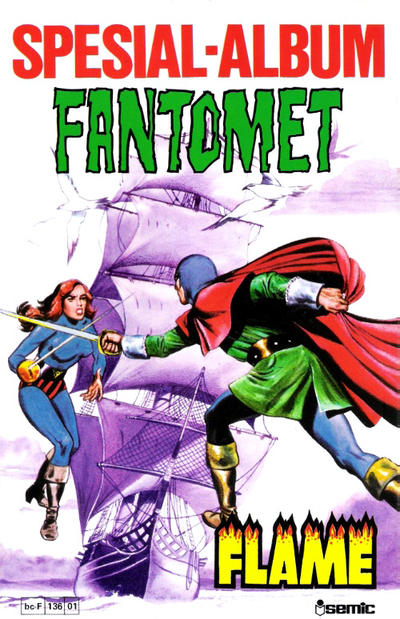 Cover for Fantomet Spesialalbum Flame (Semic, 1980 series) 
