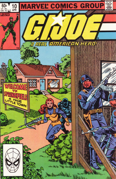 Cover for G.I. Joe, A Real American Hero (Marvel, 1982 series) #10 [Direct]