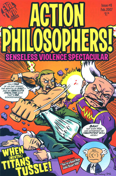 Cover for Action Philosophers (Evil Twin Comics, 2005 series) #8 - Senseless Violence Spectacular