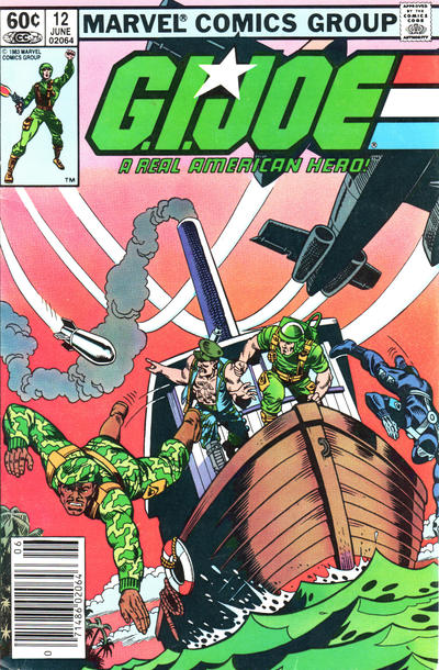 Cover for G.I. Joe, A Real American Hero (Marvel, 1982 series) #12 [Newsstand]