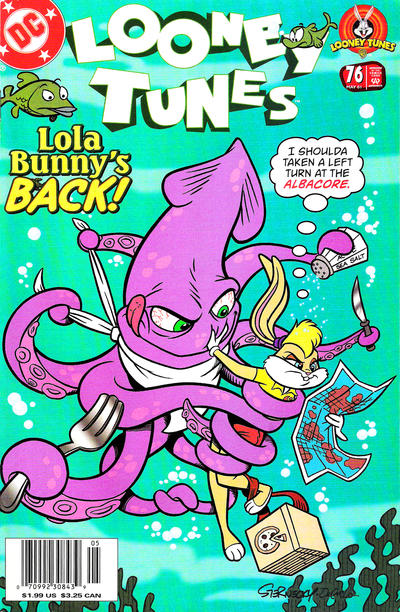 Cover for Looney Tunes (DC, 1994 series) #76 [Newsstand]