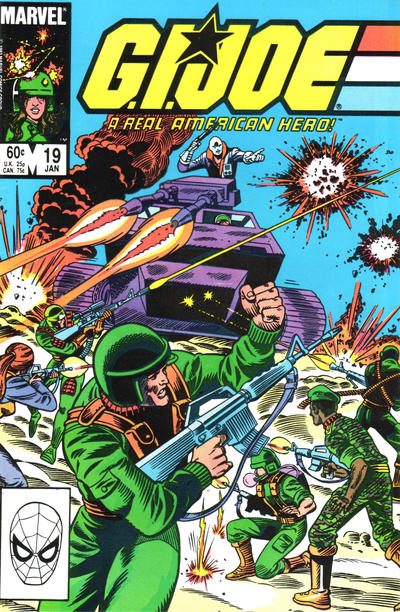 Cover for G.I. Joe, A Real American Hero (Marvel, 1982 series) #19 [Direct]