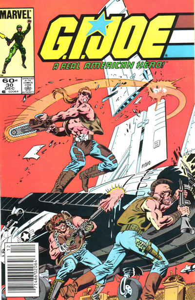 Cover for G.I. Joe, A Real American Hero (Marvel, 1982 series) #30 [Newsstand]