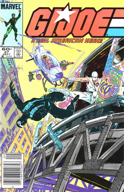 Cover for G.I. Joe, A Real American Hero (Marvel, 1982 series) #27 [Newsstand]