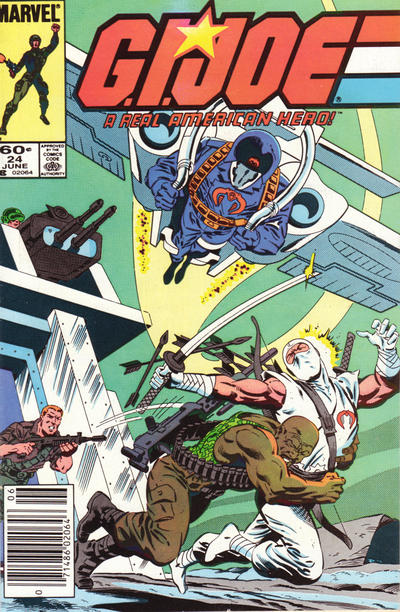 Cover for G.I. Joe, A Real American Hero (Marvel, 1982 series) #24 [Newsstand]
