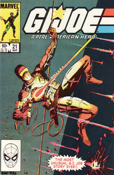 Cover for G.I. Joe, A Real American Hero (Marvel, 1982 series) #21 [Direct]