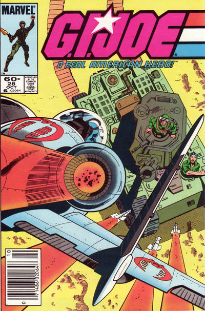 Cover for G.I. Joe, A Real American Hero (Marvel, 1982 series) #28 [Newsstand]