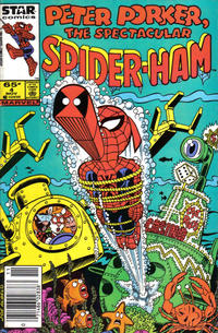 Cover Thumbnail for Peter Porker, the Spectacular Spider-Ham (Marvel, 1985 series) #4 [Newsstand]