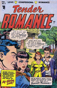 Cover Thumbnail for Tender Romance (Stanley Morse, 1953 series) #2