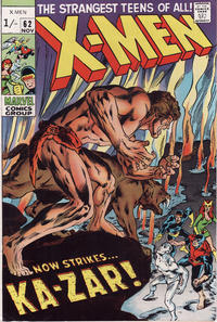Cover Thumbnail for The X-Men (Marvel, 1963 series) #62 [British]