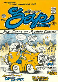 Cover for Zap Comix (Apex Novelties, 1967 series) #1 [2nd print- 0.35 "Don Donahue" edition]