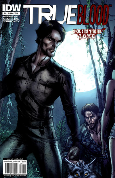 Cover for True Blood: Tainted Love (IDW, 2011 series) #1 [Cover A]