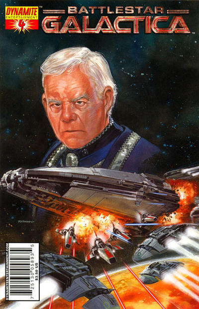 Cover for Classic Battlestar Galactica (Dynamite Entertainment, 2006 series) #4 [Cover A Dave Dorman]