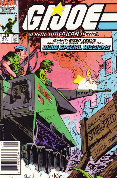 Cover for G.I. Joe, A Real American Hero (Marvel, 1982 series) #50 [Newsstand]