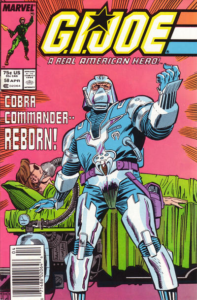 Cover for G.I. Joe, A Real American Hero (Marvel, 1982 series) #58 [Newsstand]