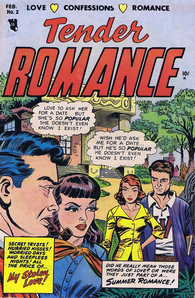 Cover for Tender Romance (Stanley Morse, 1953 series) #2