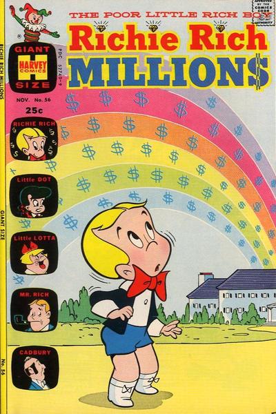 Cover for Richie Rich Millions (Harvey, 1961 series) #56