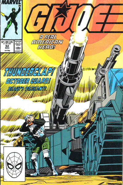 Cover for G.I. Joe, A Real American Hero (Marvel, 1982 series) #92 [Direct]