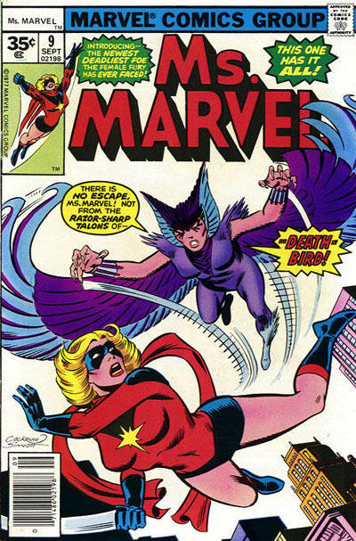 Cover for Ms. Marvel (Marvel, 1977 series) #9 [35¢]