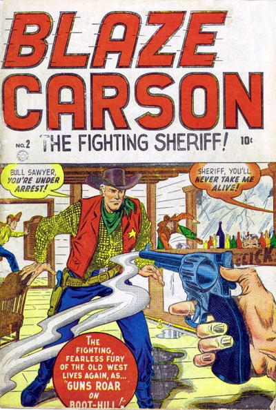 Cover for Blaze Carson Comics (Superior, 1948 series) #2