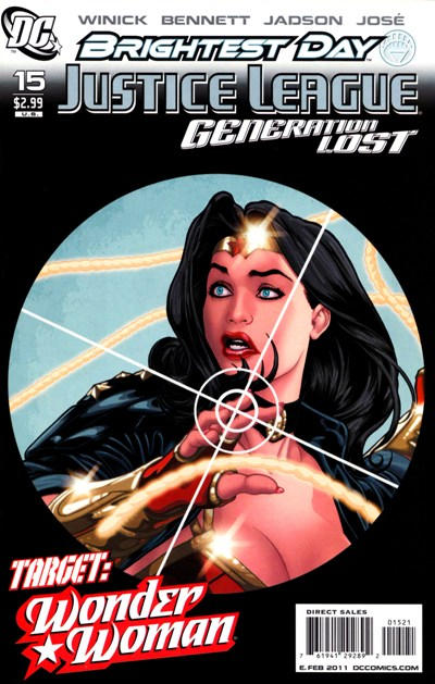 Cover for Justice League: Generation Lost (DC, 2010 series) #15 [Kevin Maguire Cover]