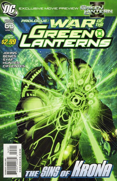 Cover for Green Lantern (DC, 2005 series) #63 [Brett Booth / Norm Rapmund Cover]