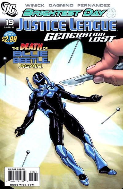 Cover for Justice League: Generation Lost (DC, 2010 series) #19 [Kevin Maguire Cover]