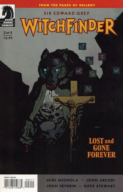 Cover for Sir Edward Grey, Witchfinder: Lost and Gone Forever (Dark Horse, 2011 series) #2