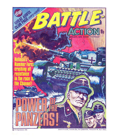 Cover for Battle Action (IPC, 1977 series) #7 January 1978 [149]