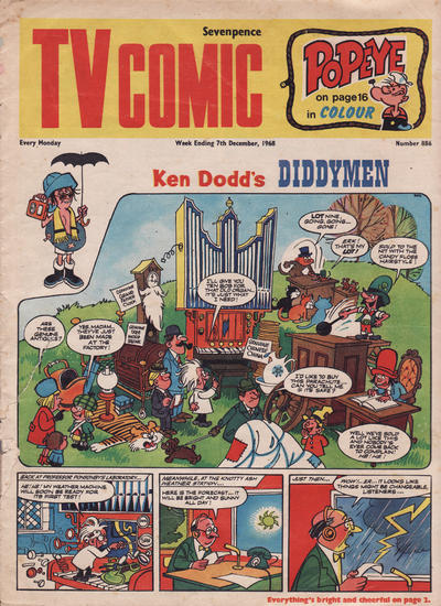 Cover for TV Comic (Polystyle Publications, 1951 series) #886