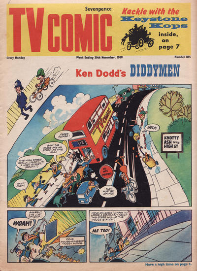 Cover for TV Comic (Polystyle Publications, 1951 series) #885